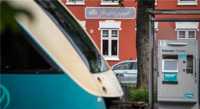 Hotel Jernbanegade Kibæk エクステリア 写真